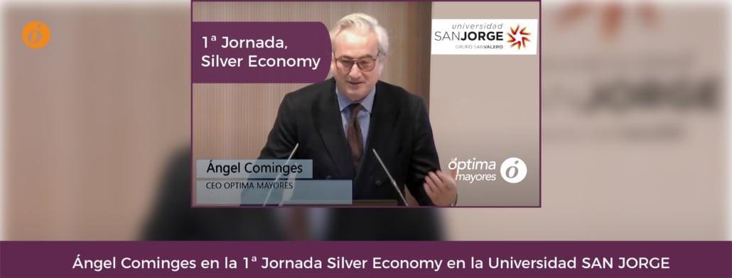 Ángel Cominges en la I Jornada Silver Economy